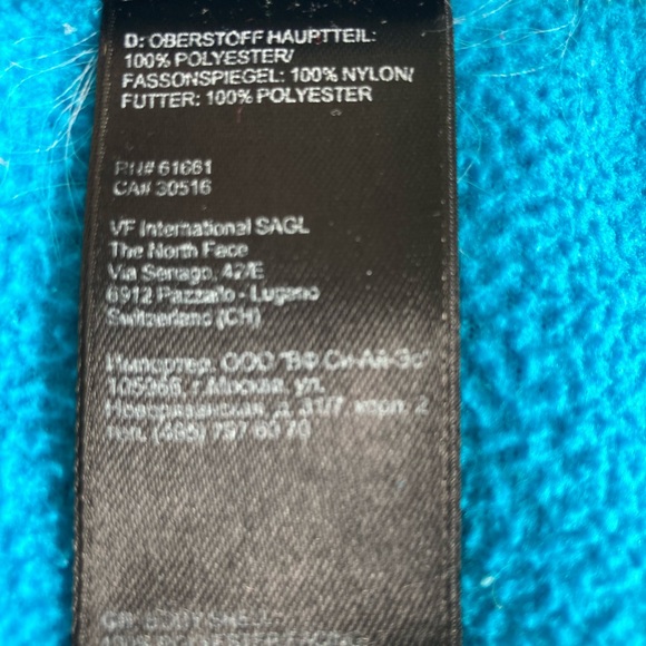 The North Face Blue Polyester Nylon Full Zip Jacket size S - Picture 11 of 16